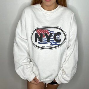 RARE Vintage NYC sweatshirt New York City crewneck sweatshirt sweater xl